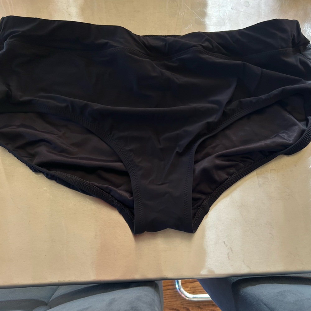 Lands End swim trunk bikini bottom 18w